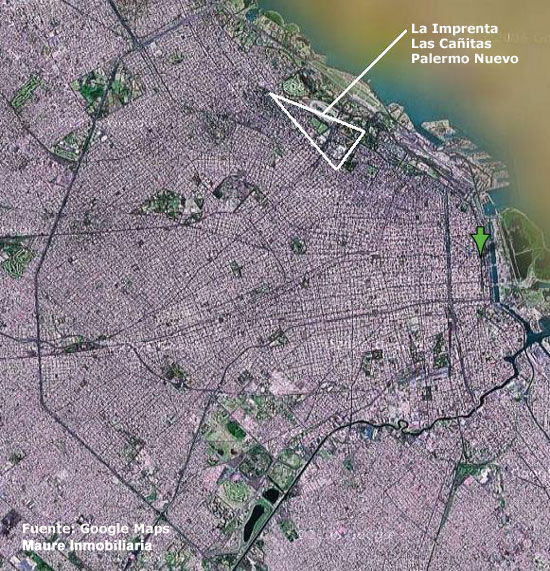 mapa satelital CABA Mapa Satelital de CABA